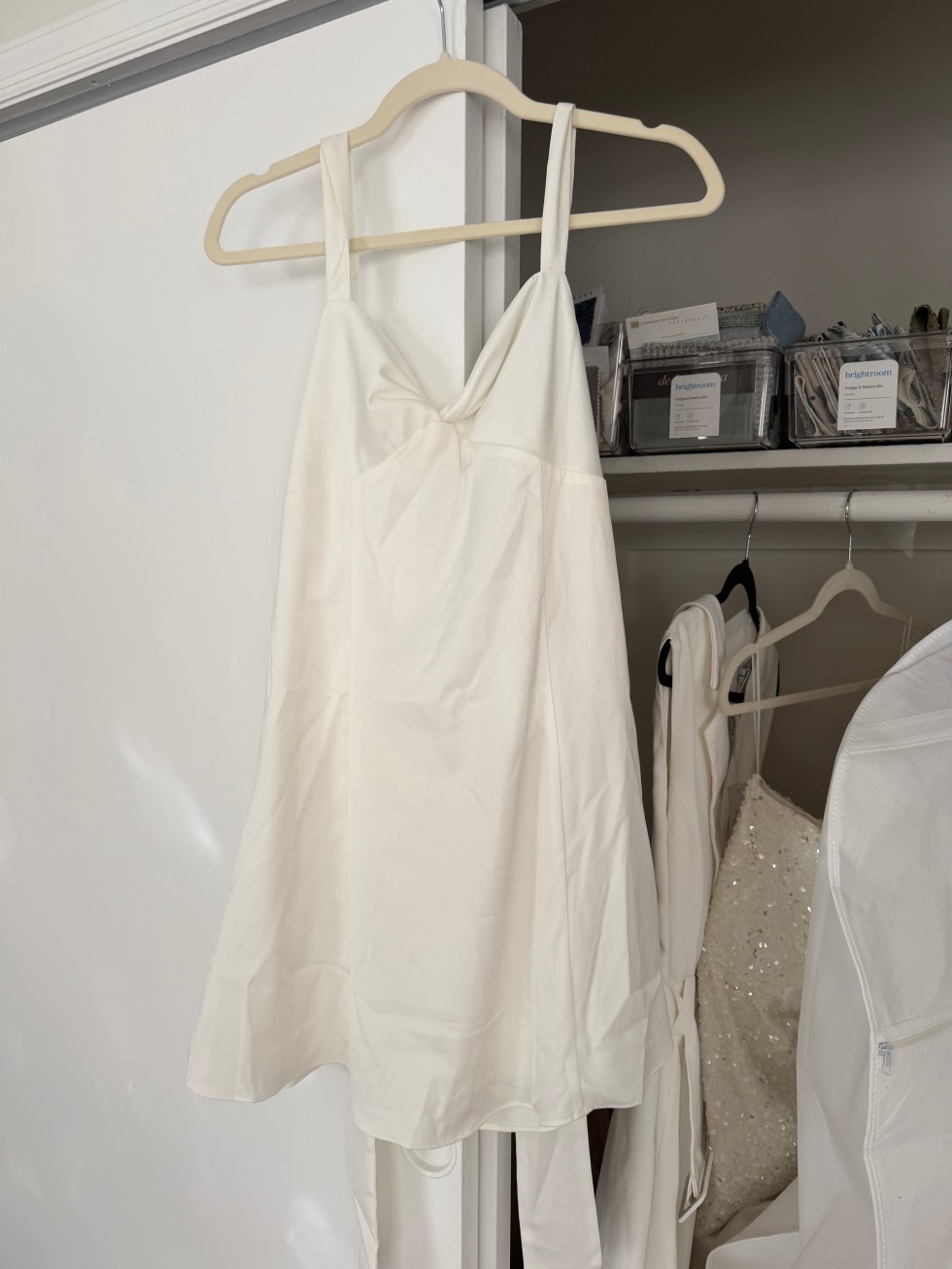 Cotton Candy White Slip Dress