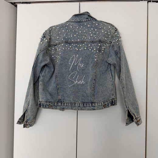 Mrs. Shah Engagement Jean Jacket