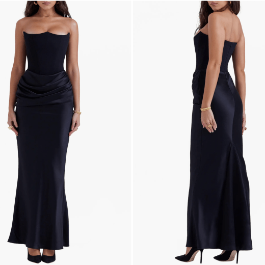 PERSEPHONE Black Dress