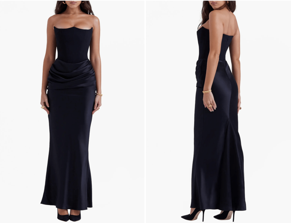 PERSEPHONE Black Dress