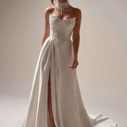 Sottero and Midgley Amadora A line Wedding Dress 25SS853A01 Alt50 IV005