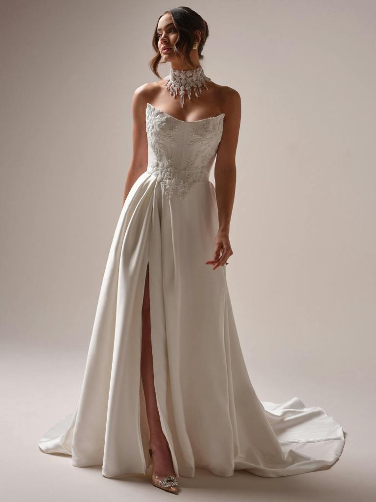 Sottero and Midgley Amadora A line Wedding Dress 25SS853A01 Alt50 IV005