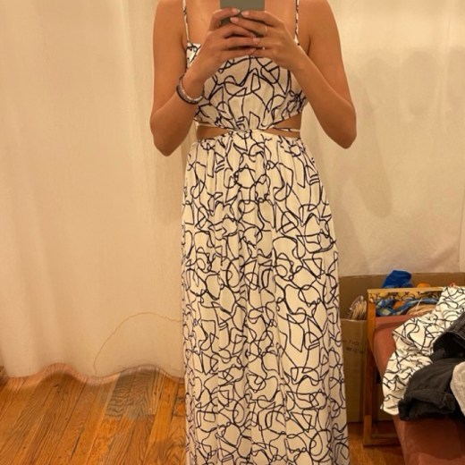 Bride Casual ASTR The Label White & Black Dress