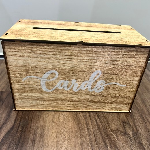 Wooden Card Box