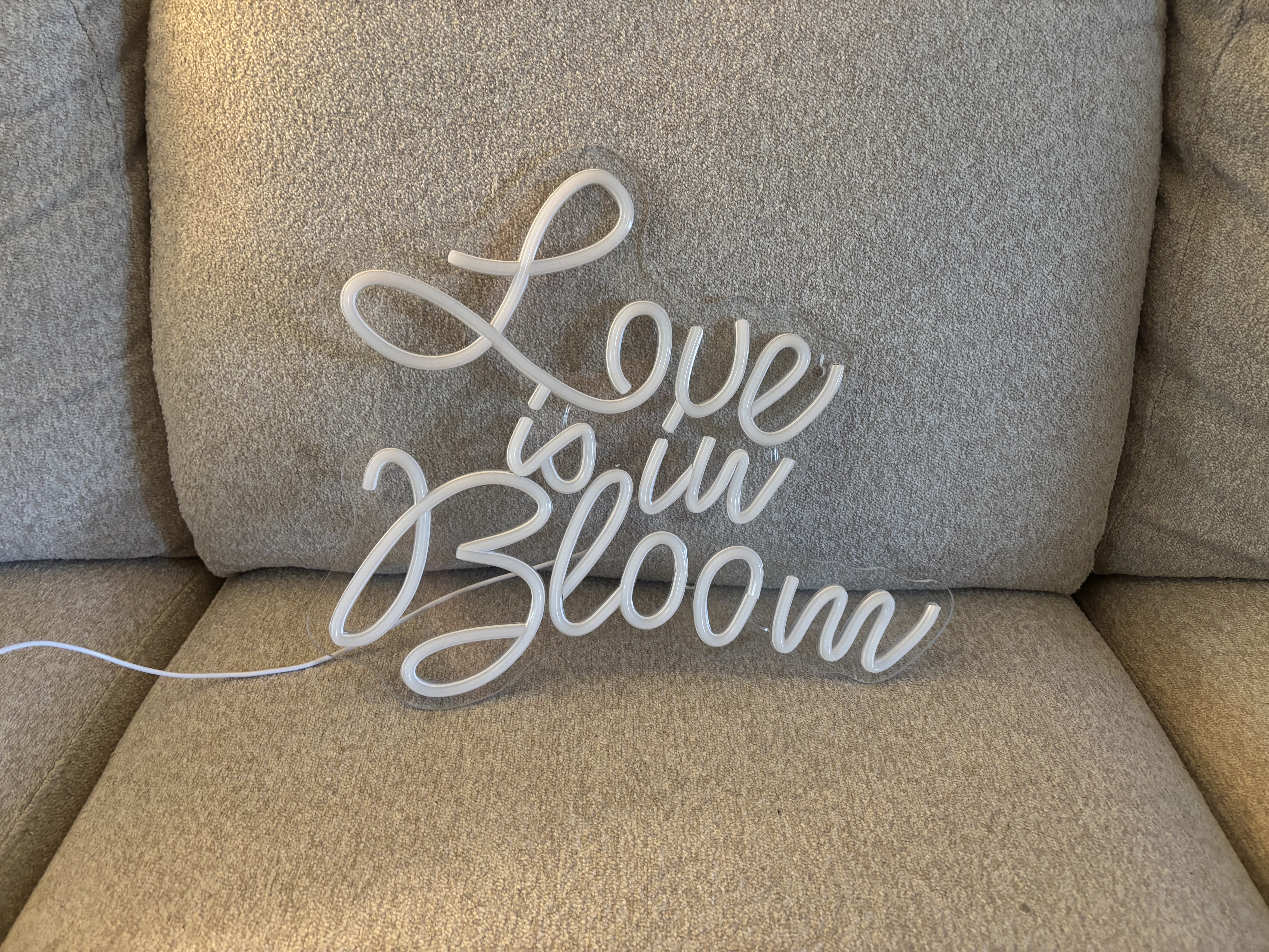 LED “Love is in Bloom” Neon Sign - Image 2