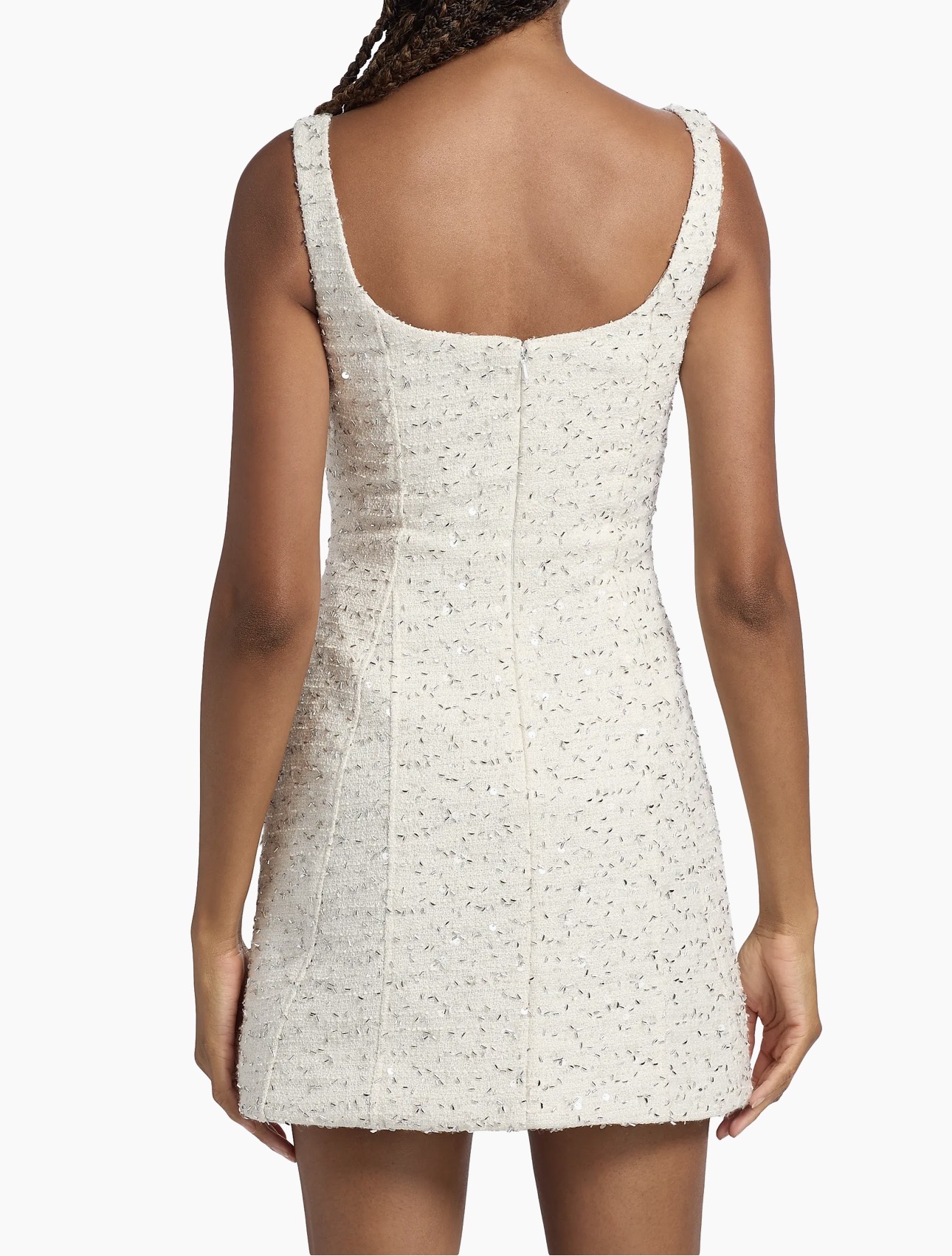 Sak’s As It May Emery Beaded Tweed Minidress - Size 6 - Image 3
