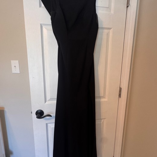 Azazie Rogue Black Bridesmaid Dress