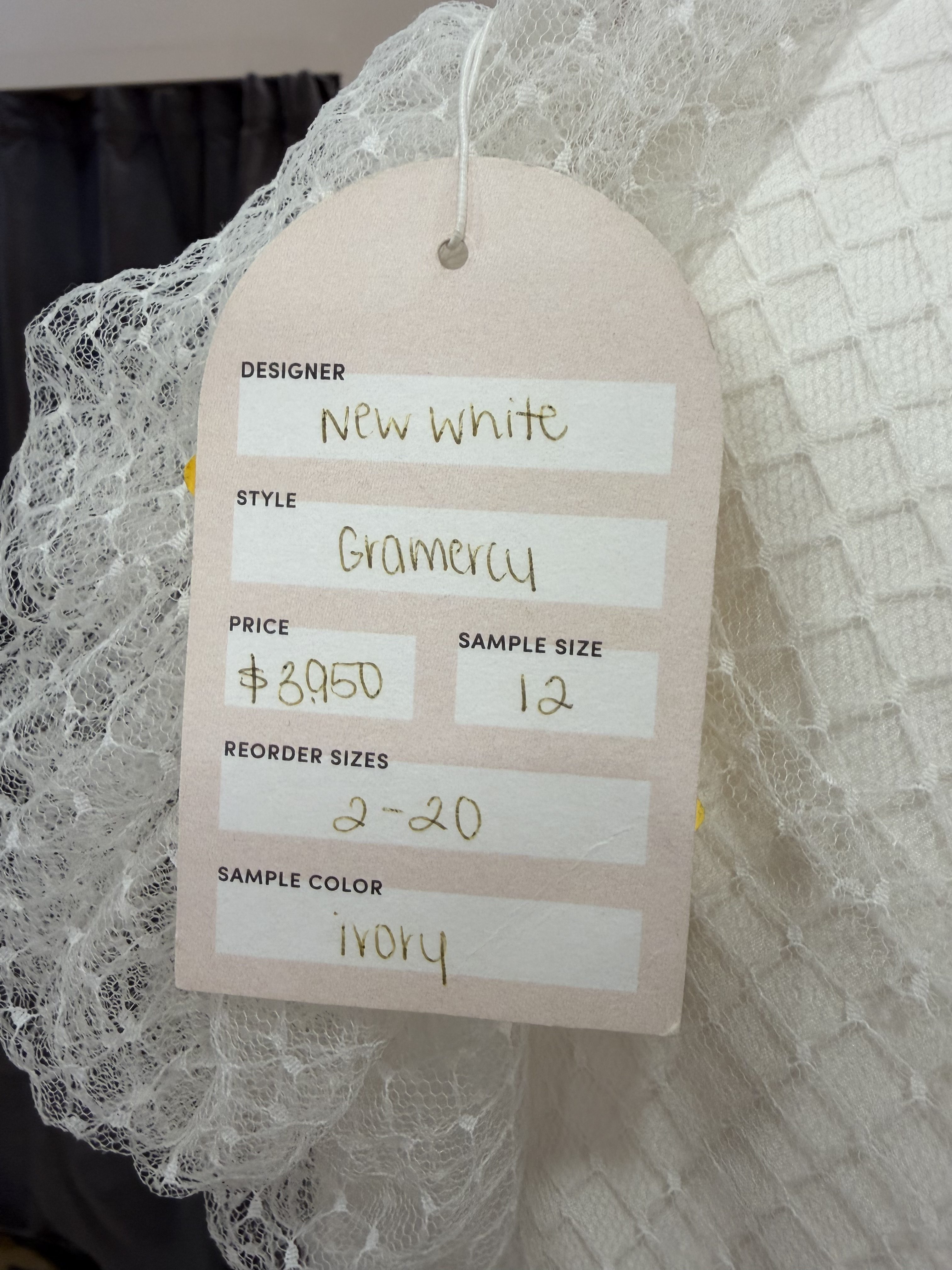 Sweetheart Sheath Gown with Netted Cap Sleeves - Gramercy - Image 4