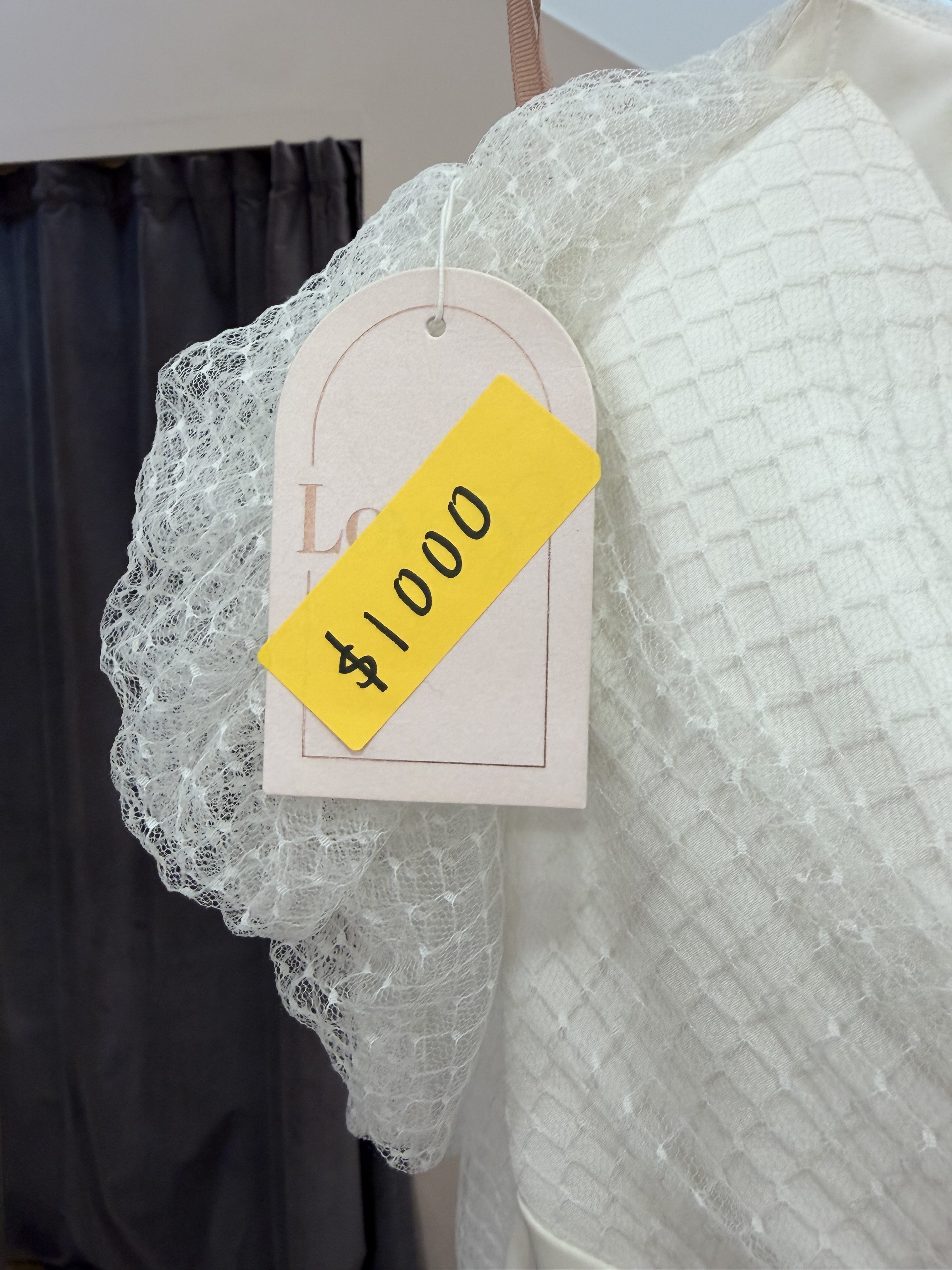 Sweetheart Sheath Gown with Netted Cap Sleeves - Gramercy - Image 5