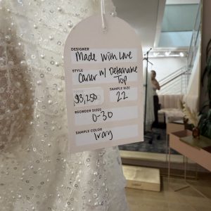 Beaded Diamond Pattern Mermaid Gown with Detachable Top - Carter