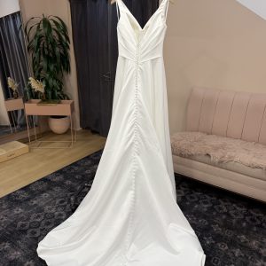 Fully Pearl-Beaded Bustier Column Gown - Freddie