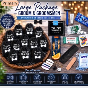 Groom and Groomsmen Recovery Kit - Bachelor Party - Wedding Day Kit