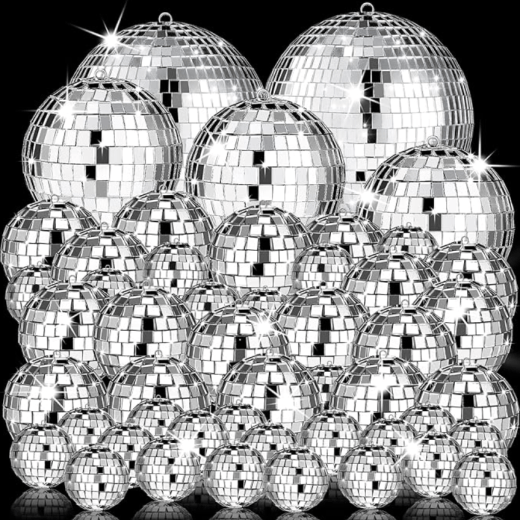 Mini Silver Disco Balls