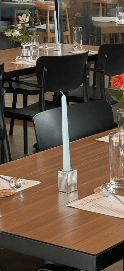12pcs Silver Chrome Vertical Stripe Glass Candlestick Holders