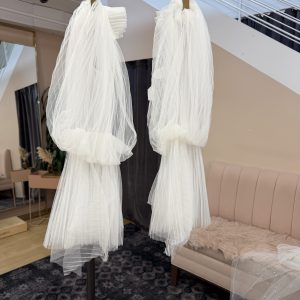 Detachable Sheer Tulle Balloon Sleeves - La Cade